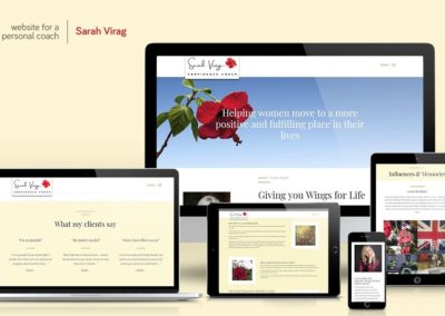 Website design - Sarah Virag