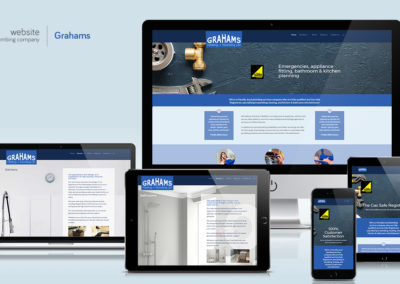 Website for a plumbing and heating company